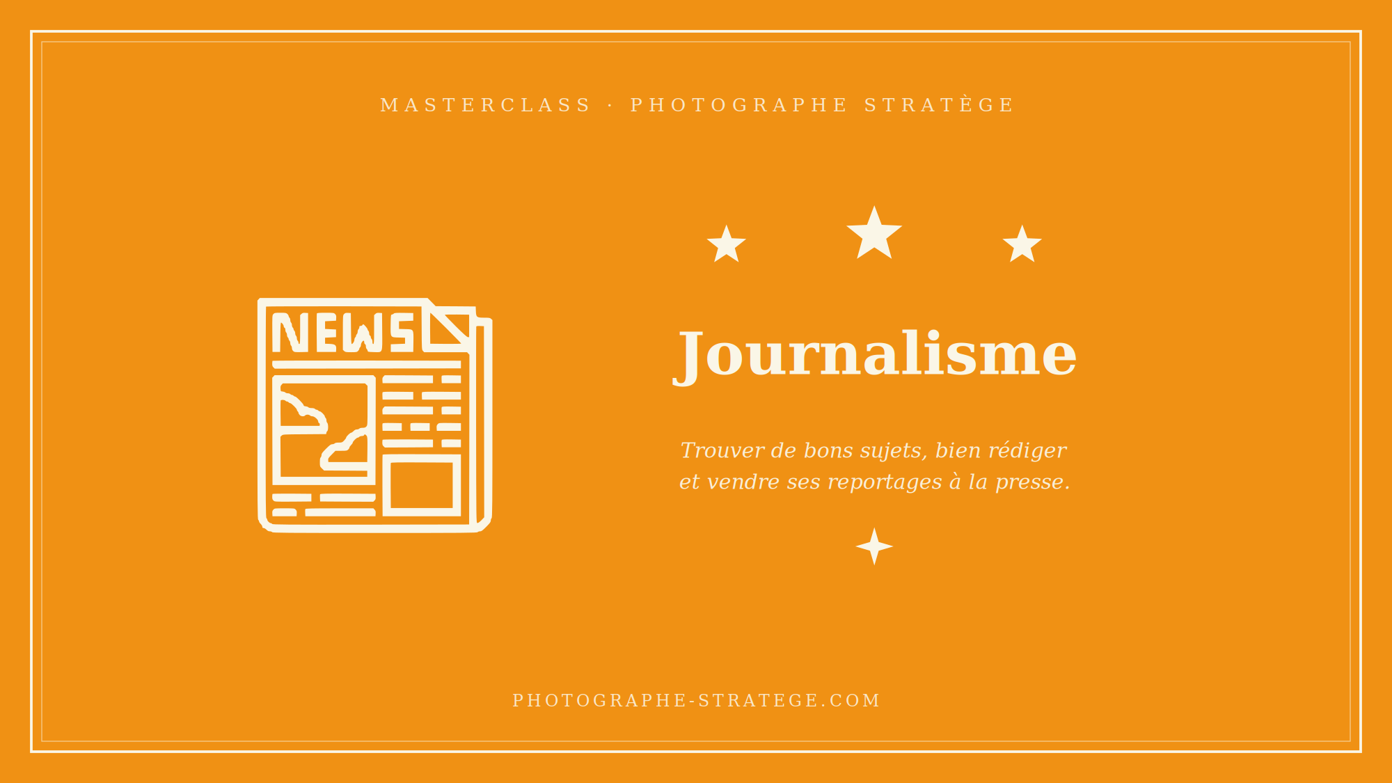 Masterclass Journalisme