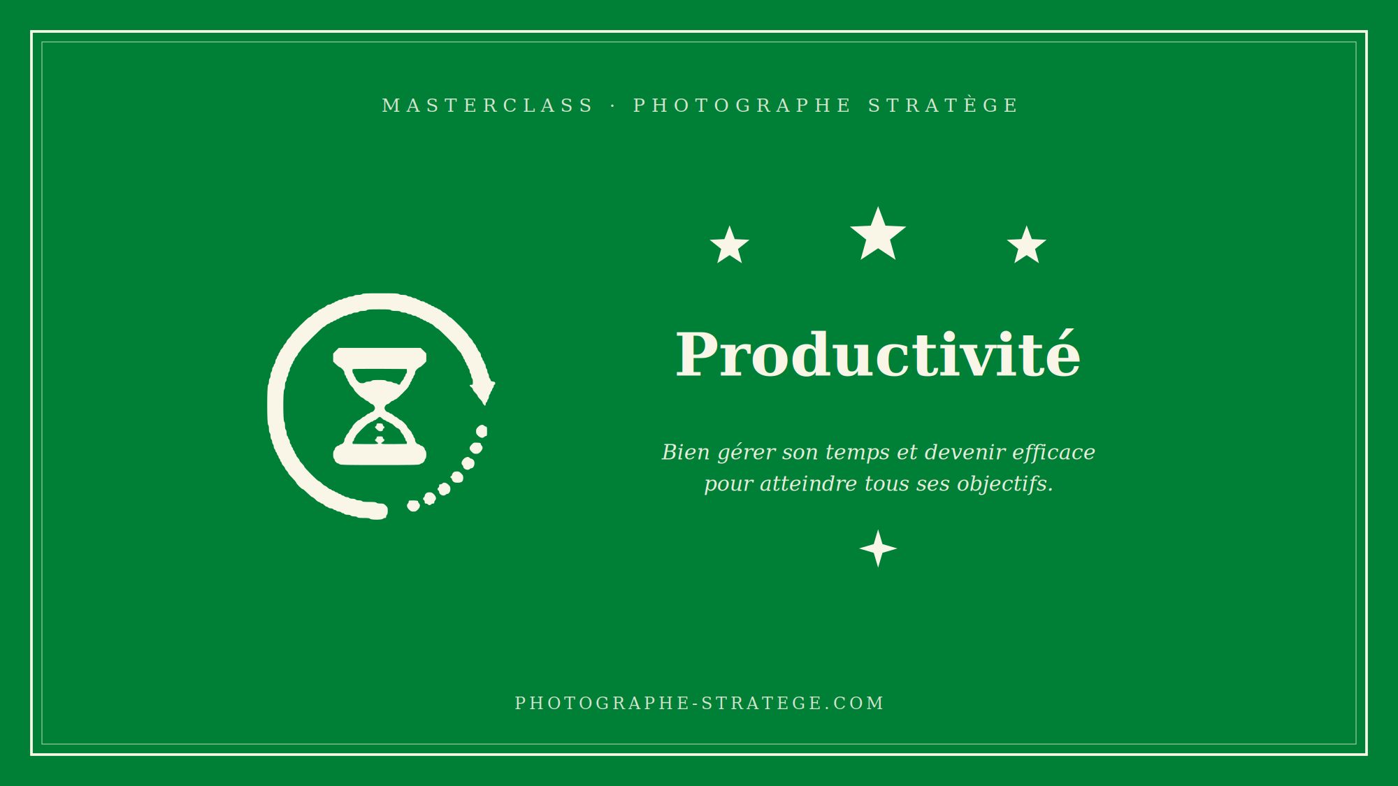 Masterclass Productivité